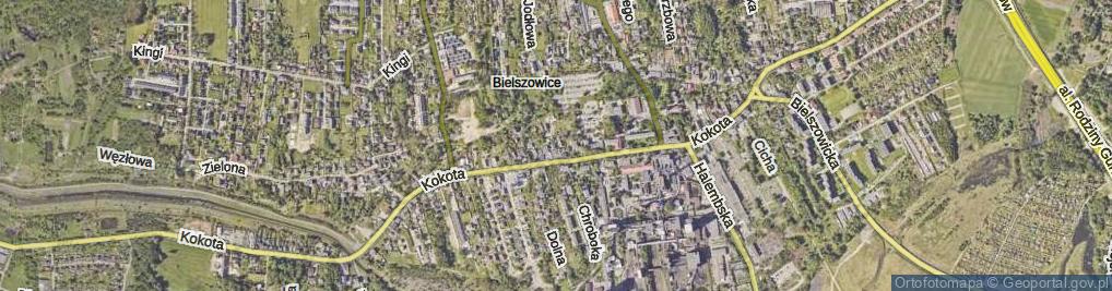 Zdjęcie satelitarne Kwiatowa ul.